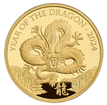 The Royal Mint Zlat mince 1 oz lunrn rok Draka 2024 PROOF - Royal Mint
