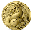 Zlat mince 1 oz lunrn rok Draka 2024 PROOF - Monnaie de Paris