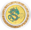 Singapore Mint Zlat mince 1/2 oz lunrn rok Draka 2024 PROOF - Macao