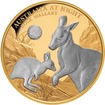 1 oz zlat mince Australia at Night - Rock Wallaby (Klokan skaln) 2024 PROOF Niue