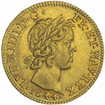 Zlat  mince Louis dor a la mche courte 1644 - Monnaie de Paris