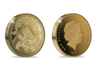 1 oz zlat  mince Ruaumoko - strce sopek 2023 PROOF - New Zealand Mint