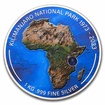 1 kg stbrn mince Kilimanjaro National Park 50. vro - PROOF - Djibouti
