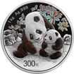 1 kg stbrn mince Panda PROOF-irizujc zbarven 2024 - China Mint