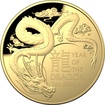 The Royal Australian Mint 1 oz zlat mince Lunar Rok Draka 2024 Proof, obloukov raba  Royal Australian Mint