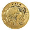 1 oz zlat mince India Wildlife - Snow Leopard 2024 BU - Svat Helena