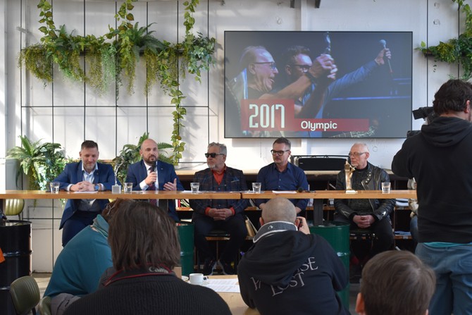 Tisková konference k hudebním cenám (foto: B. Hájková)