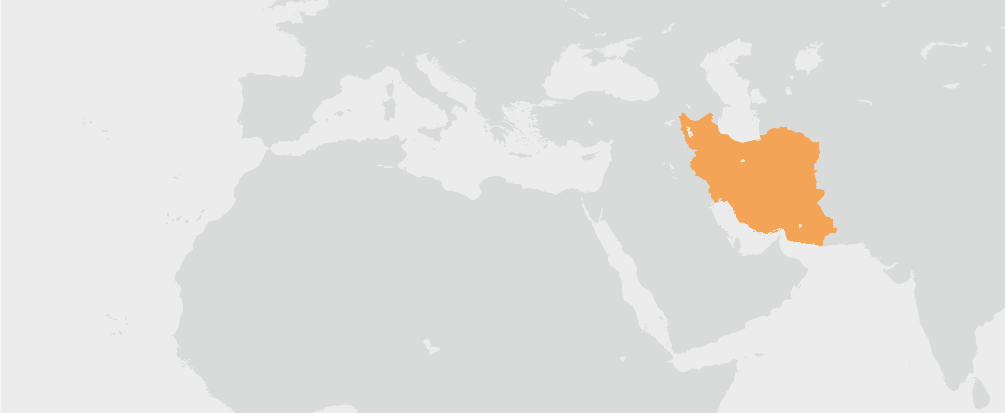 Írán - umístění na mapě