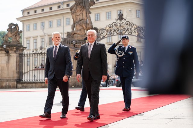 Prezident Steinmeier v Praze