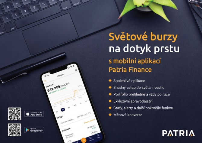 Jak včas stáhnout novou appku Patria Finance