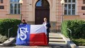 Sokolsk vlajka nad krajskm adem pipomn 81 let od zaten 1 500 sokol gestapem