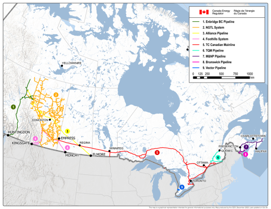 Kanadsk systm pepravy LNG