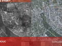 Unikátní mapová aplikace porovnává staré letecké snímky Olomouce se současnou podobou města
