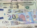 Euro, dolar, libra