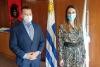Jednn s nmstkyn ministra zahrani Uruguaye Carolinou Ache Batlle
