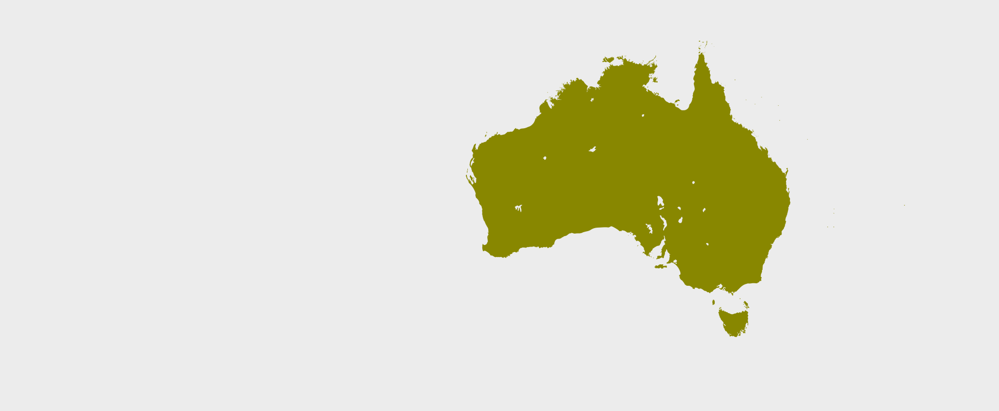 Austrálie - umístění na mapě
