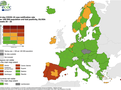 COVID 19 mapa rizika nákazy v Evropě