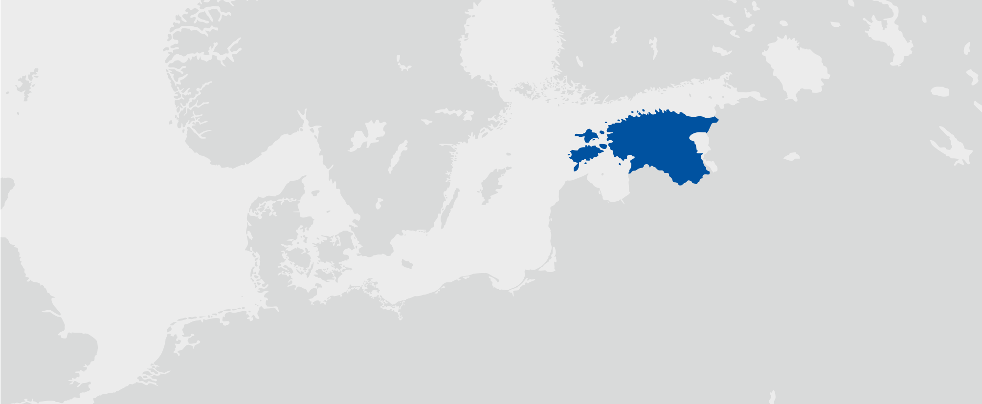 Estonsko - umístění na mapě