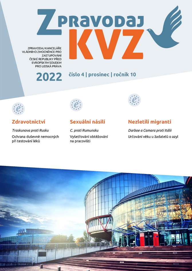 Tituln strana Zpravodaje KVZ 04 2022