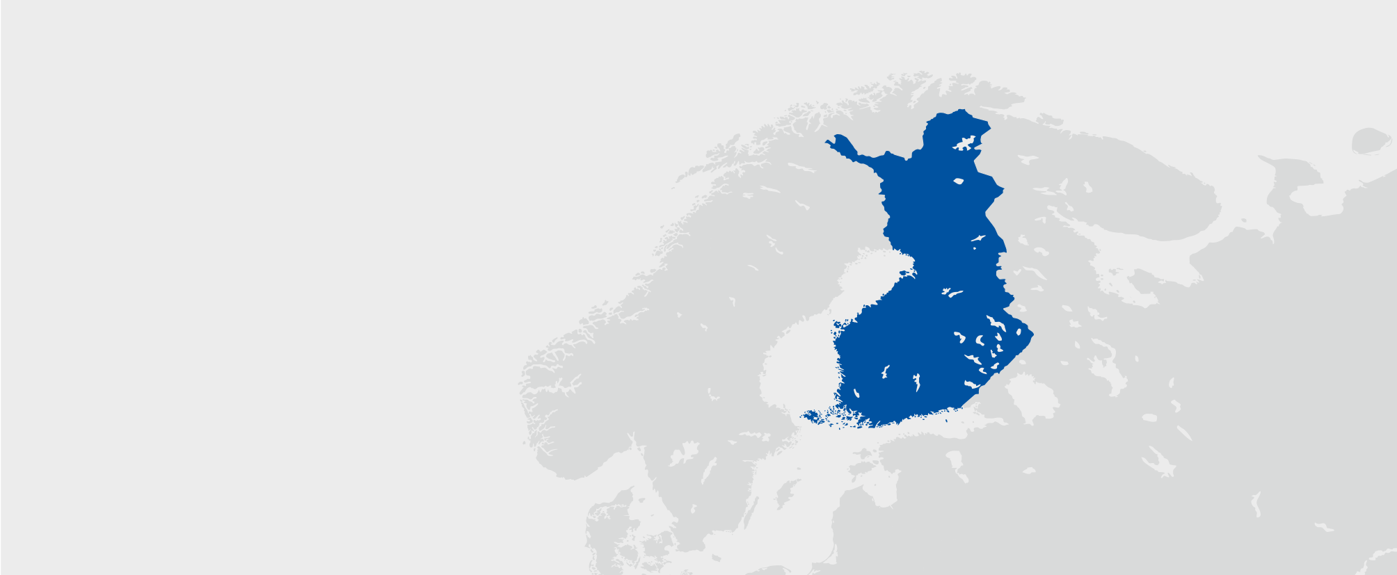 Finsko - umístění na mapě