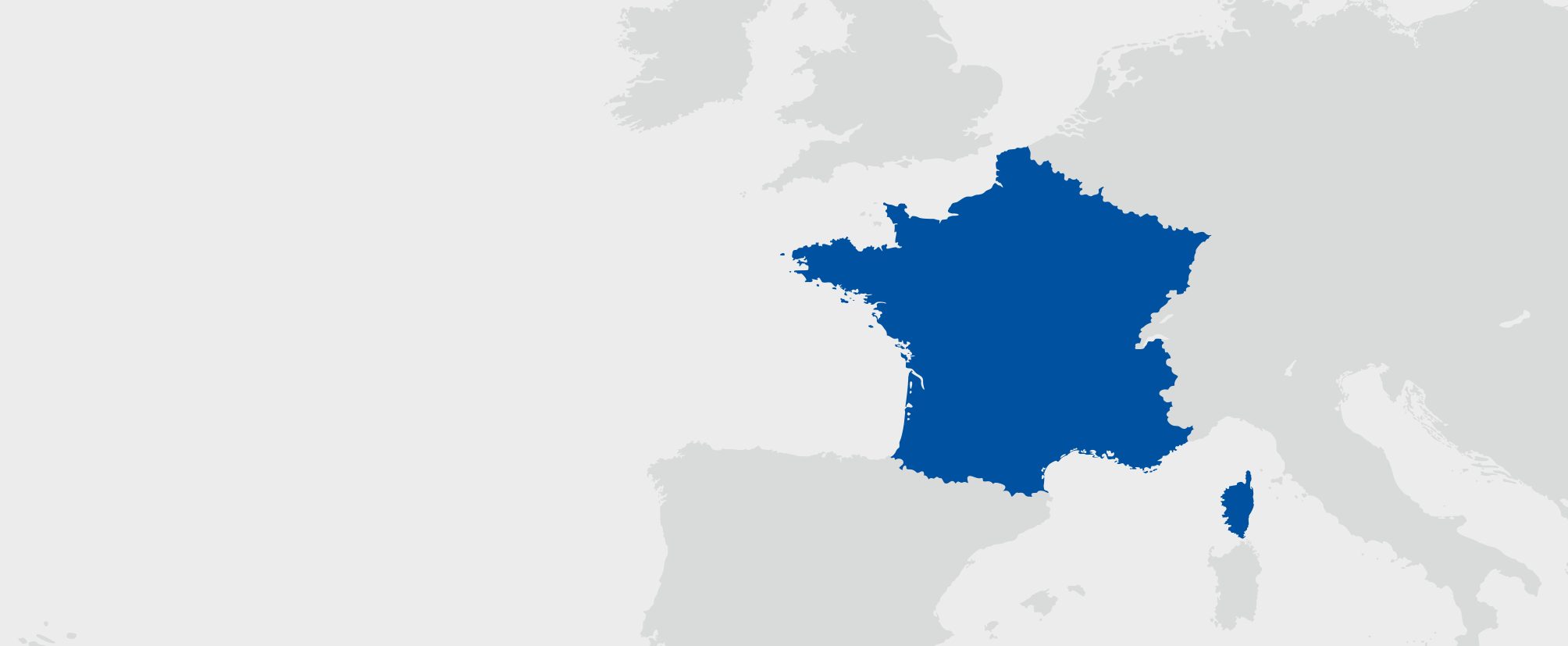 Francie - umístění na mapě