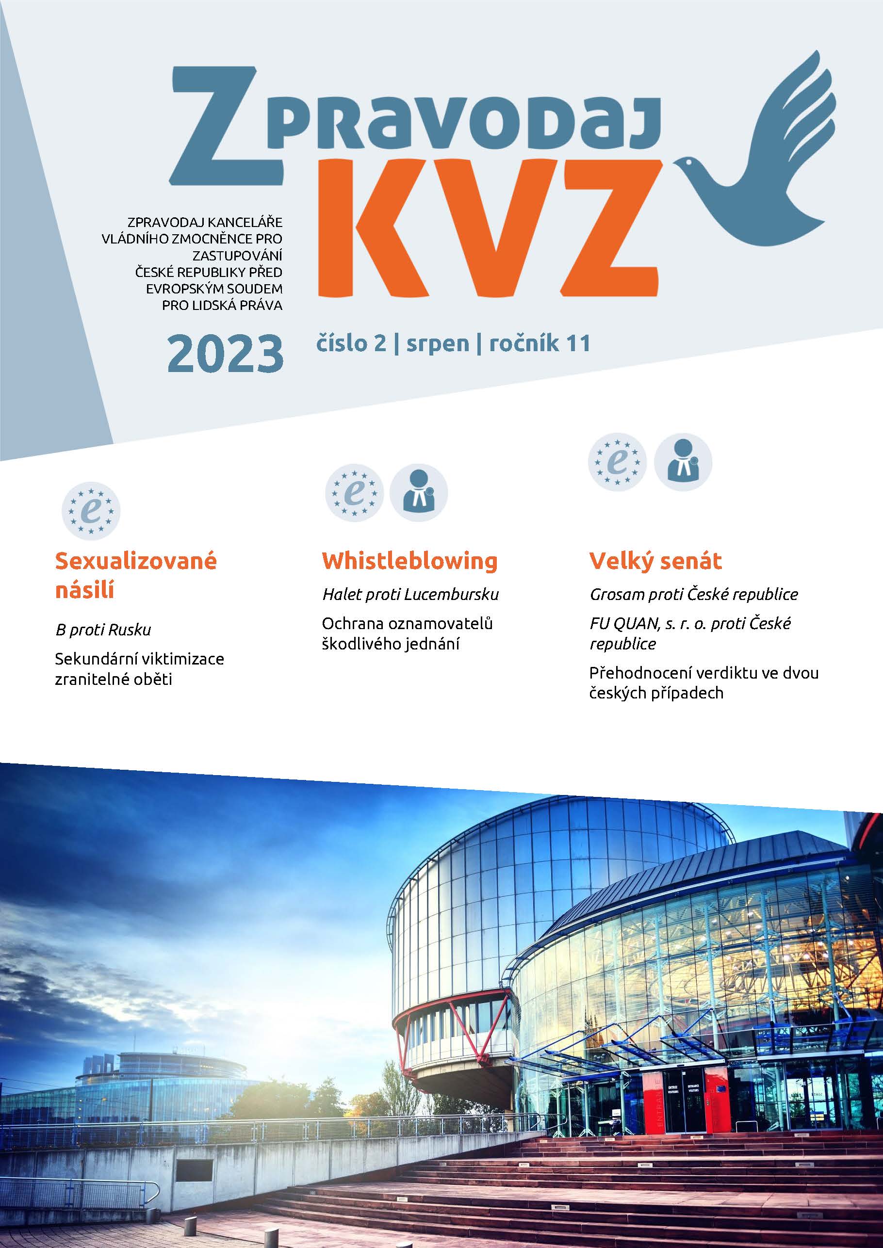Tituln strana Zpravodaje KVZ 02 2023