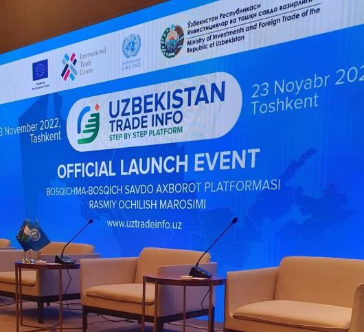 Uzbekistan Trade Info step-by-step platform