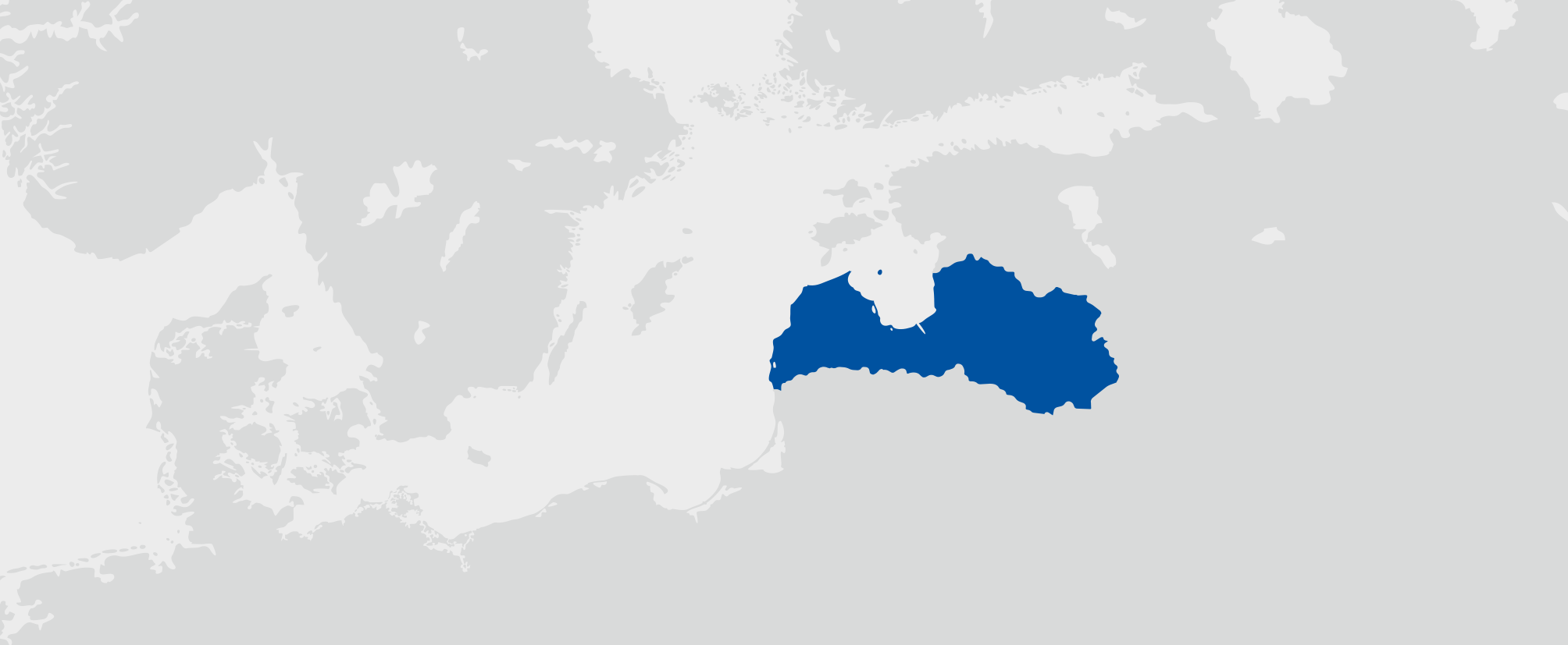 Lotyšsko - umístění na mapě