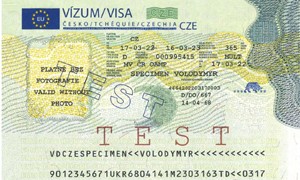 Cestovn pas Ukrajiny s vzem strpn