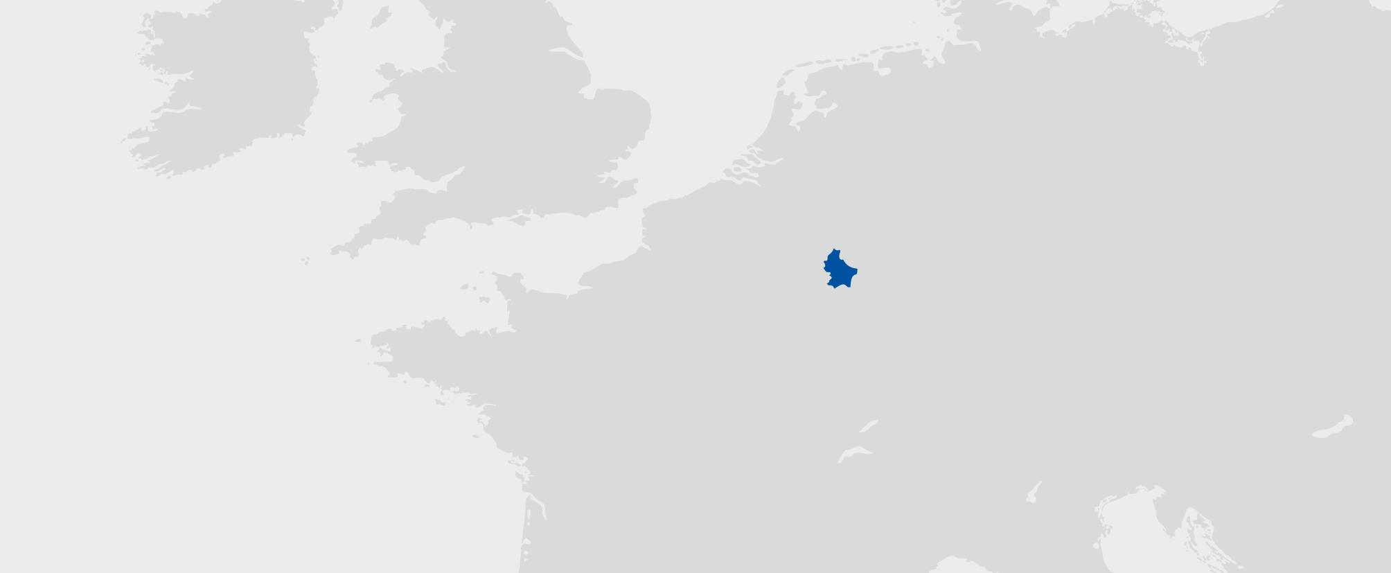 Lucembursko - umístění na mapě