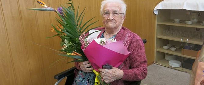 Pan Ludmila Krtk se doila 102 let