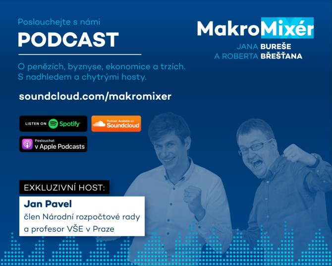Podcast MakroMixr: Inflace v plce roku na 15 procentech a kde dnes hledat kladn vnos? Hostem ekonom Jan Pavel