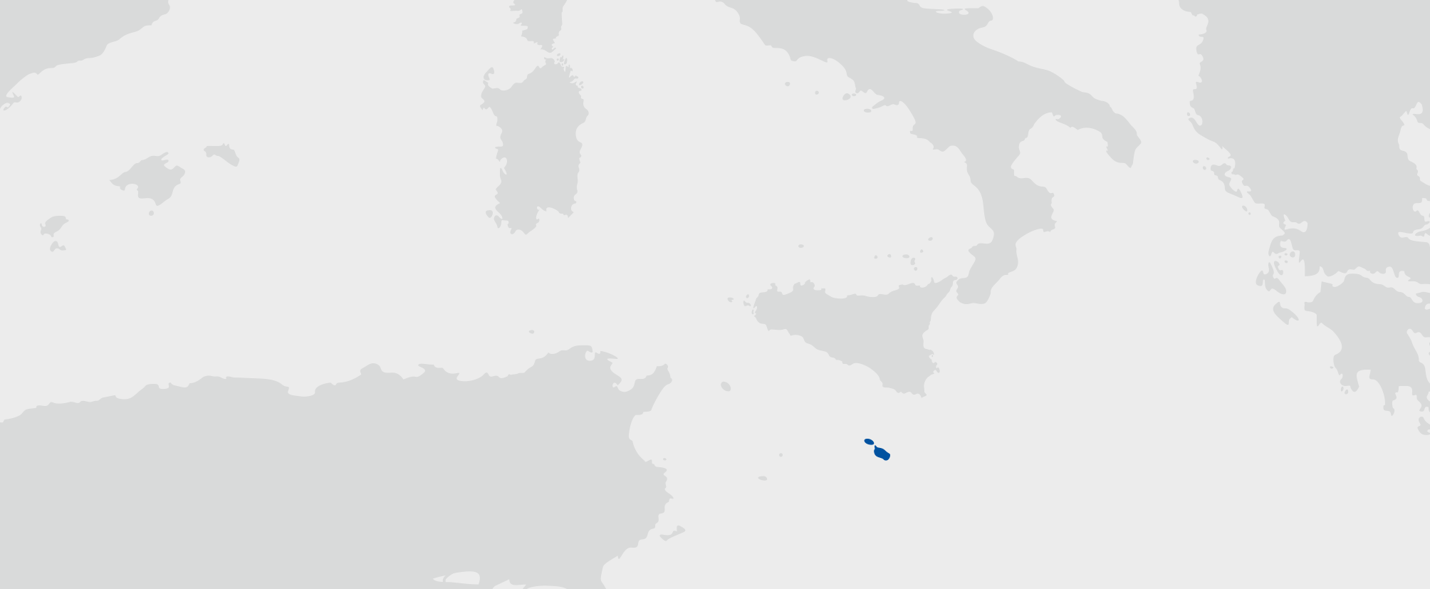 Malta - umístění na mapě