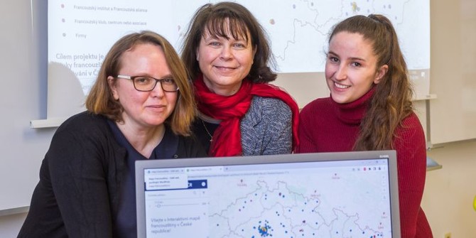 Pedagoky a autorky mapy francouztiny Hana Delalande, Vclava Bakeov a Monika Hrstkov. 
