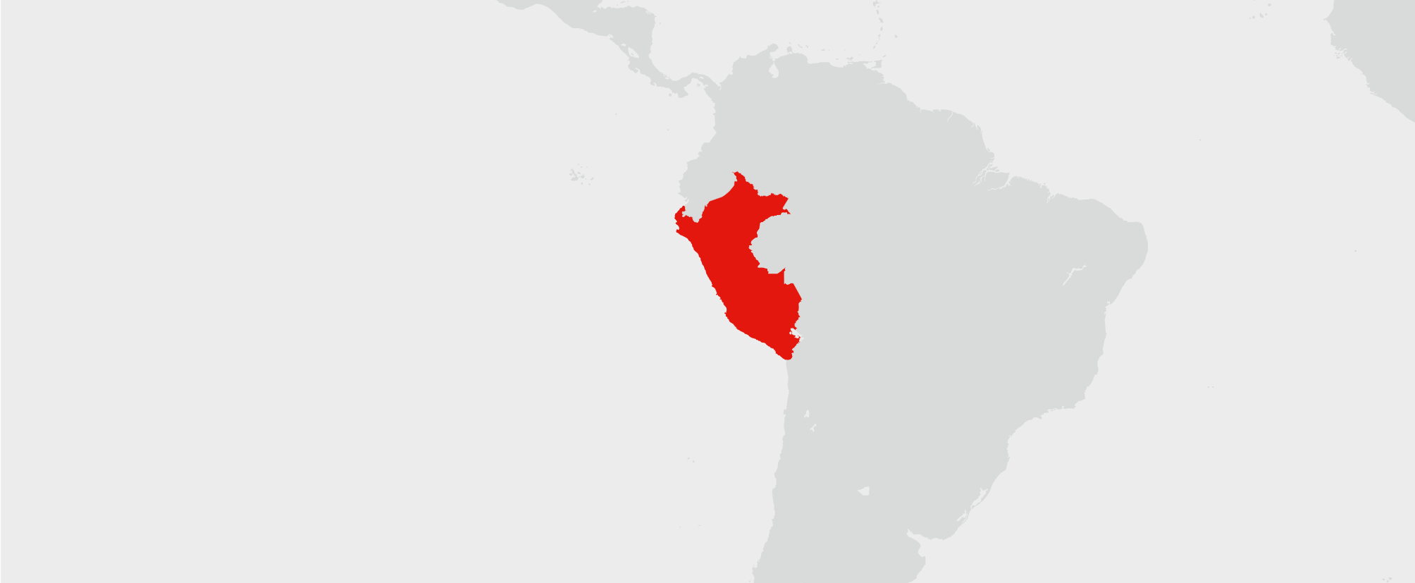 Peru - umístění na mapě
