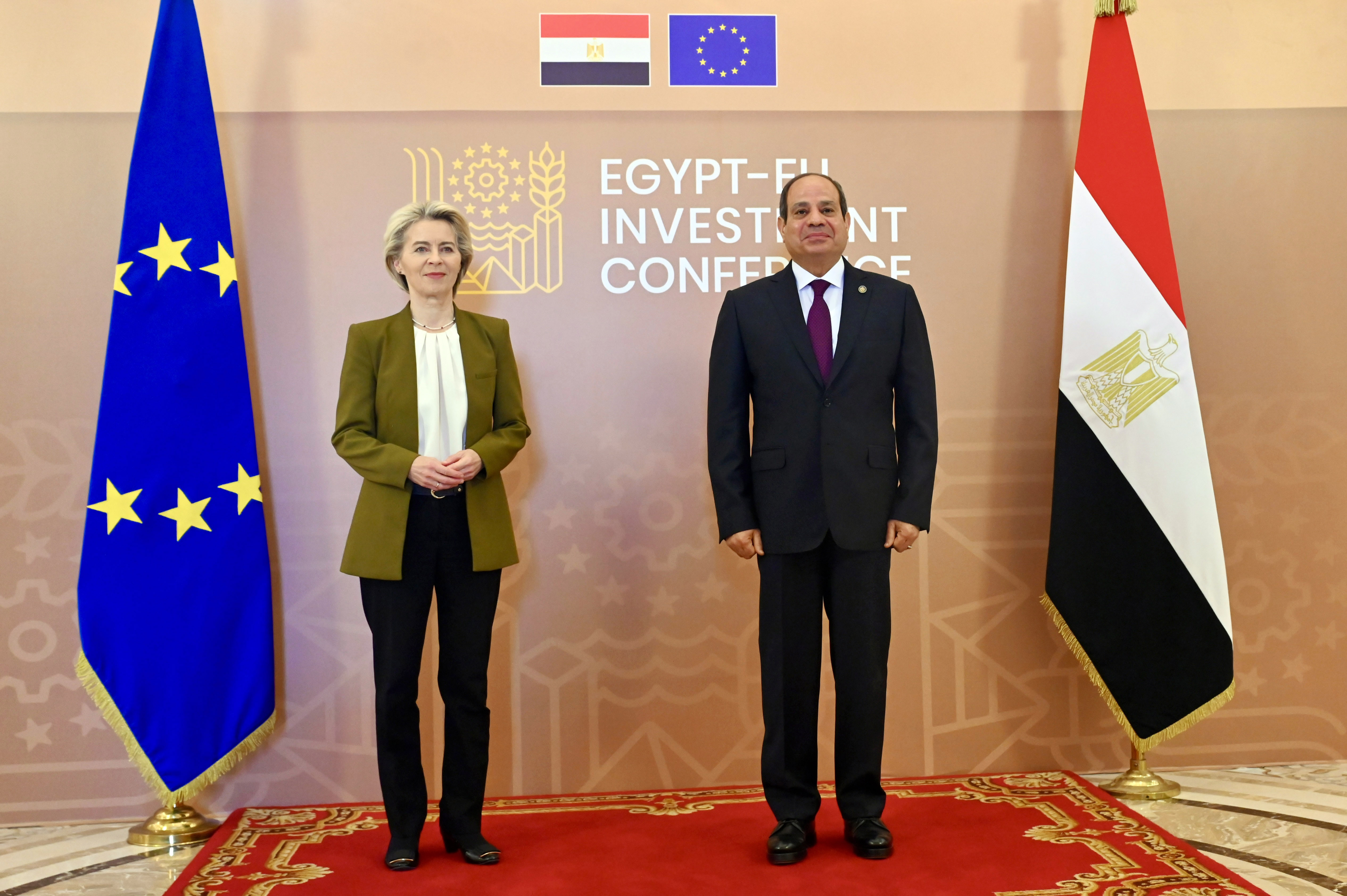 President von der Leyen and President El-Sisi