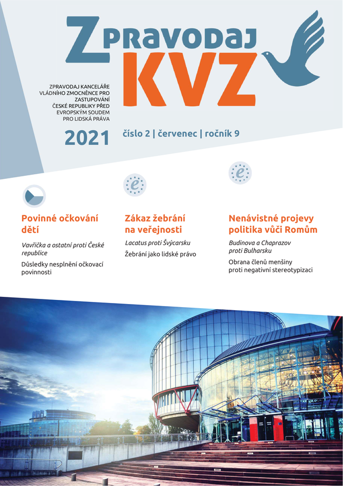 Tituln strana Zpravodaje KVZ 02 2021