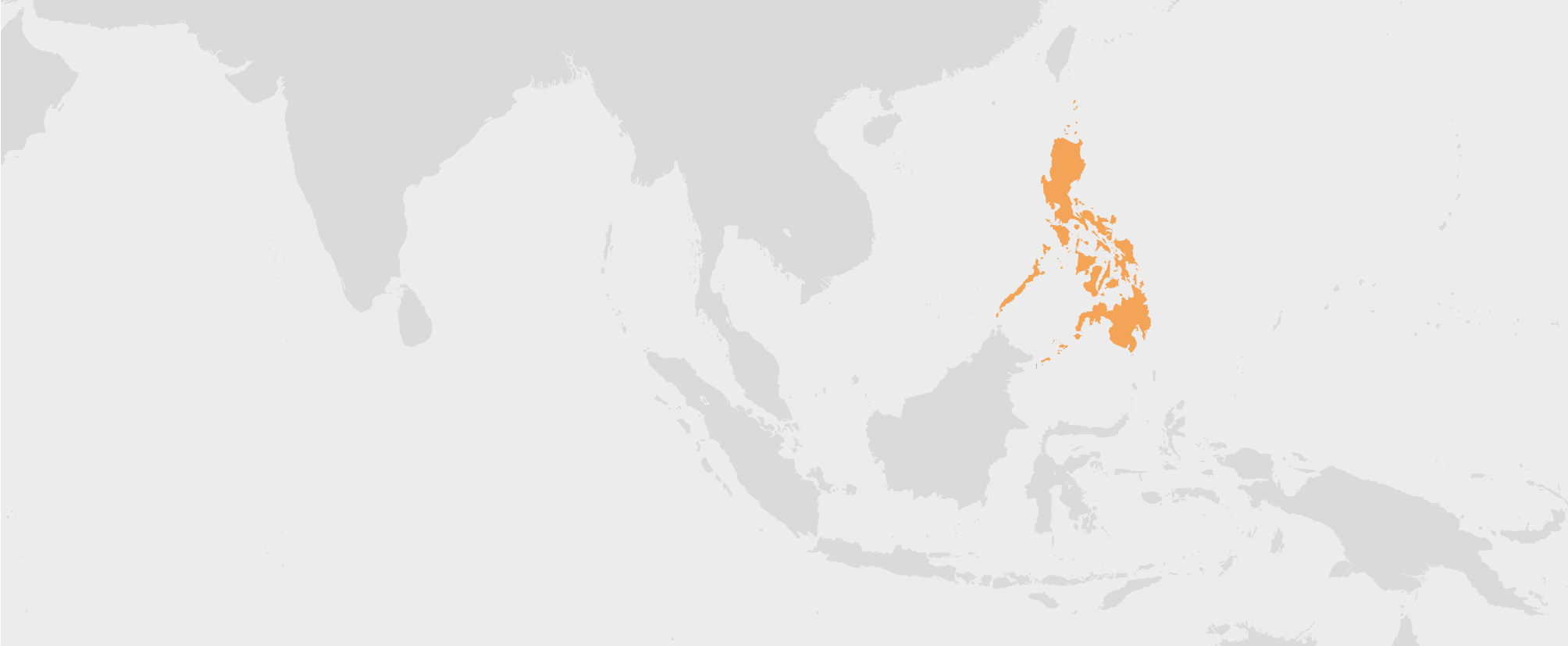 Filipíny - umístění na mapě