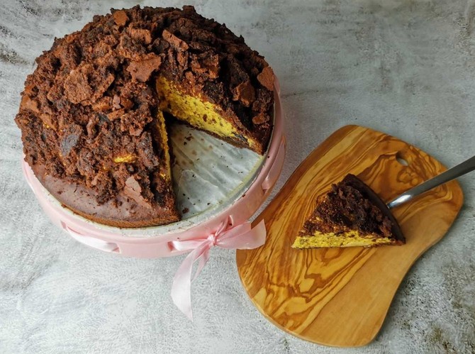 Recept na krtkův dýňový dort ze špaldové mouky Vyzkoušejte pečení s celozrnnou špaldovou moukou