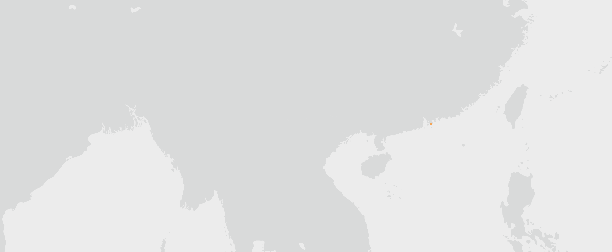 Hongkong - umístění na mapě