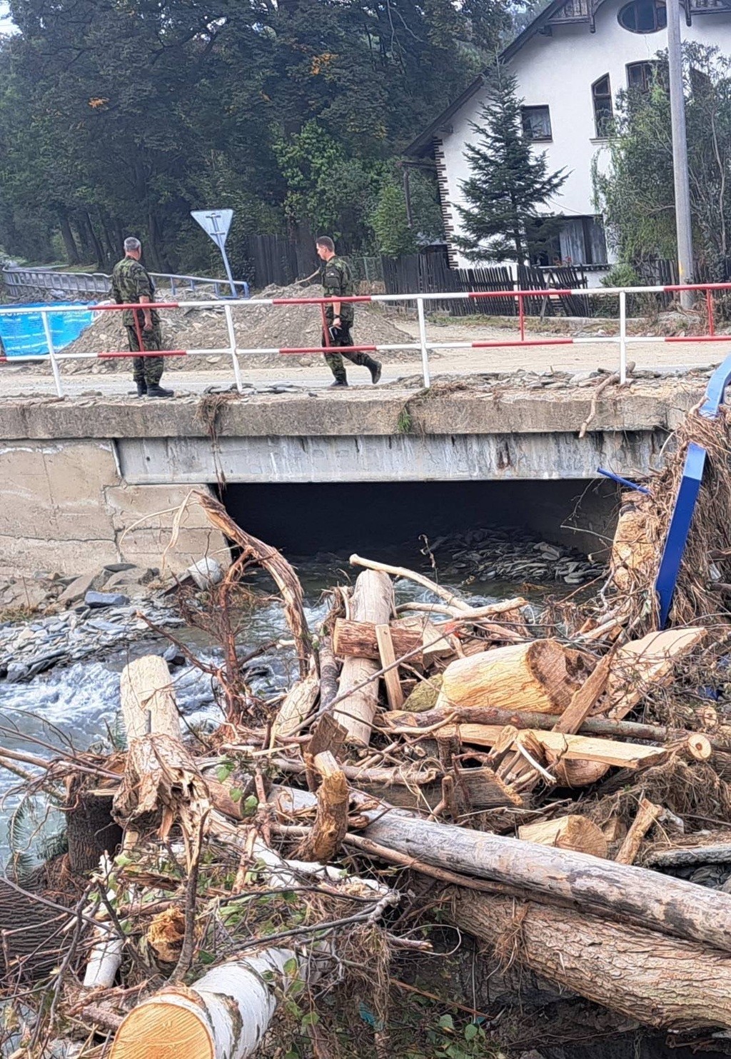 Mra destrukce je obrovsk, postavit mosty bude technicky i asov nron