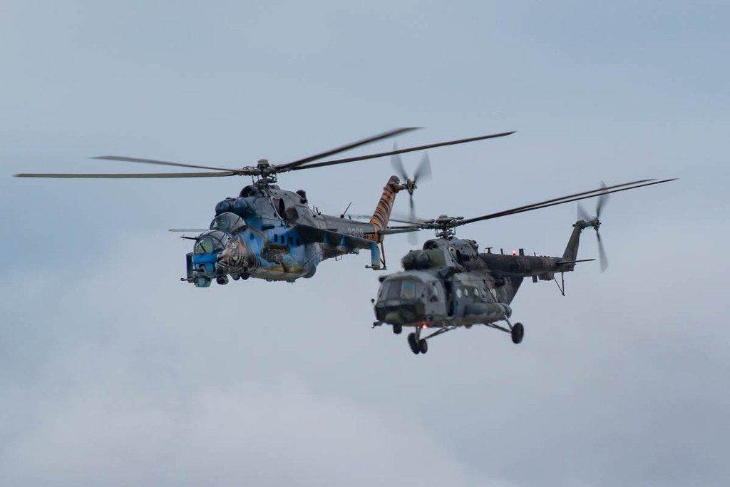 Vrtulník Mi-171 a Mi-24