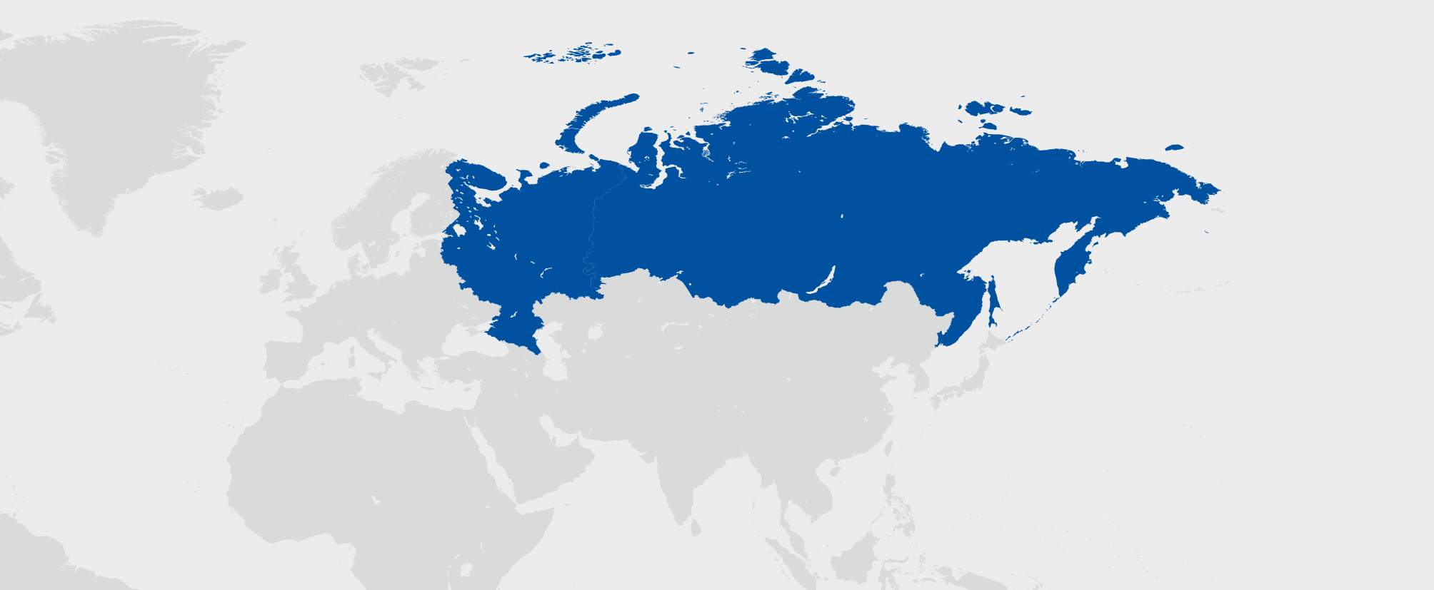 Rusko - umístění na mapě