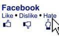 Facebook - like, dislike & hate