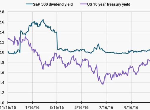 Vnos 10letch vldnch dluhopis USA a dividendov vnos v rmci indexu S&P 500