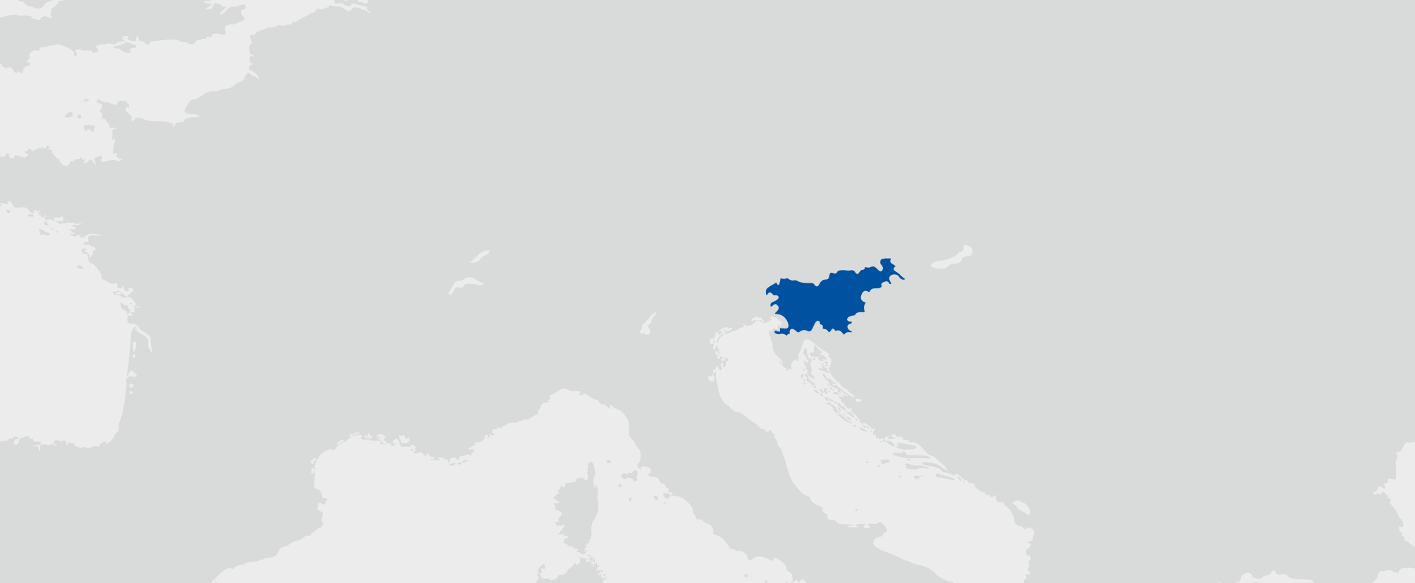 Slovinsko - umístění na mapě