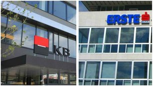 Jak sla za posledn losk kvartl pedstav Komern banka a Erste Group Bank?