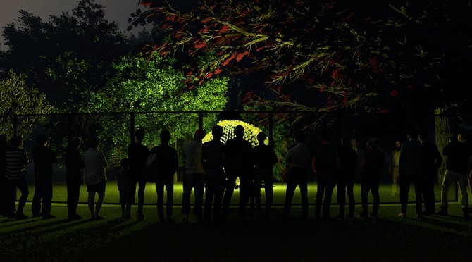 Po dobu festivalu se zjeví tajemné světelo-těleso Ve Vojanových sadech objeví skrytý meteorit