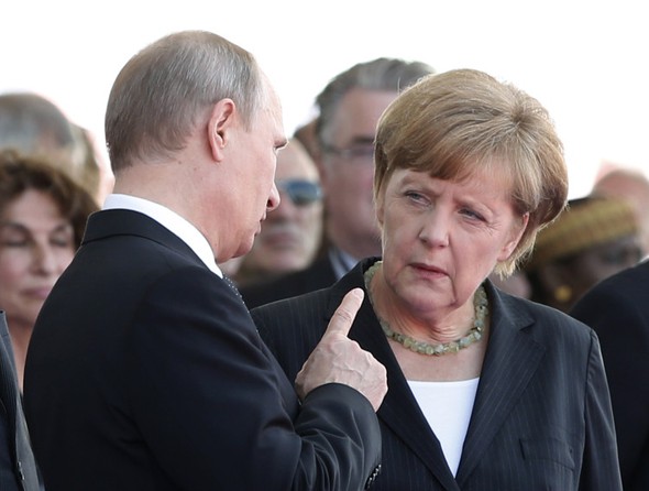 Putin vs Merkel