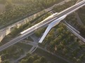 nový terminál vysokorychlostní železnice Jihlava VRT